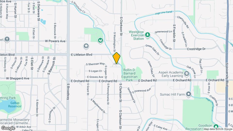 5828 S Pearl St Map and Location Details