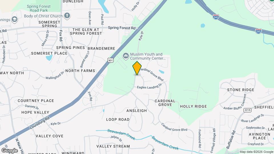5101 Brittonwood Ct Mapa y Detalles de la Ubicación