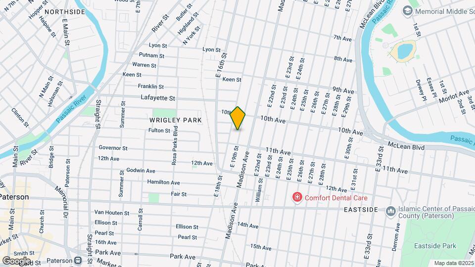 518 E 19th St Mapa y Detalles de la Ubicación