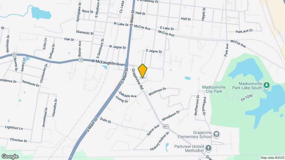 799 S Franklin St Map and Location Details