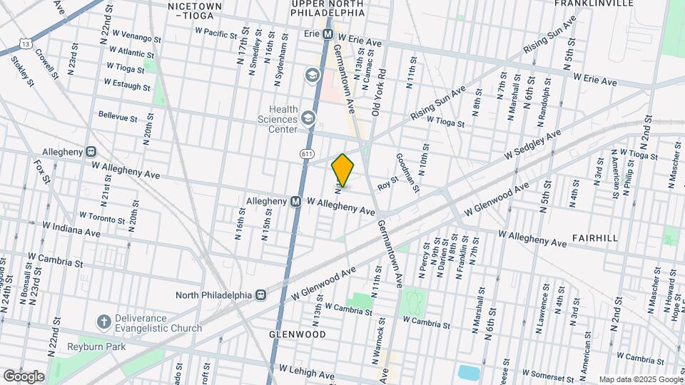 3221 N 13th St Map and Location Details
