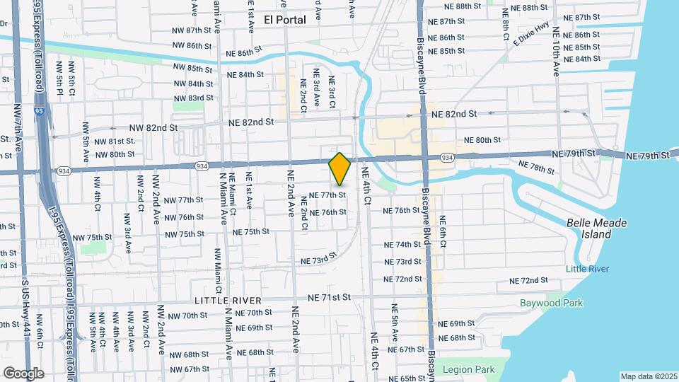 351 NE 77th St Map and Location Details