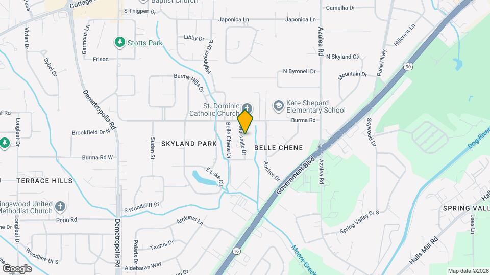 1209 Marseille Dr Map and Location Details