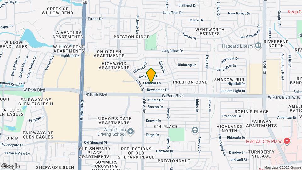 4552 Fremont Ln Map and Location Details
