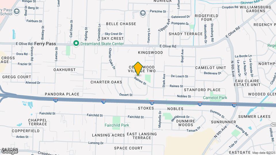 3206 Raines St Map and Location Details