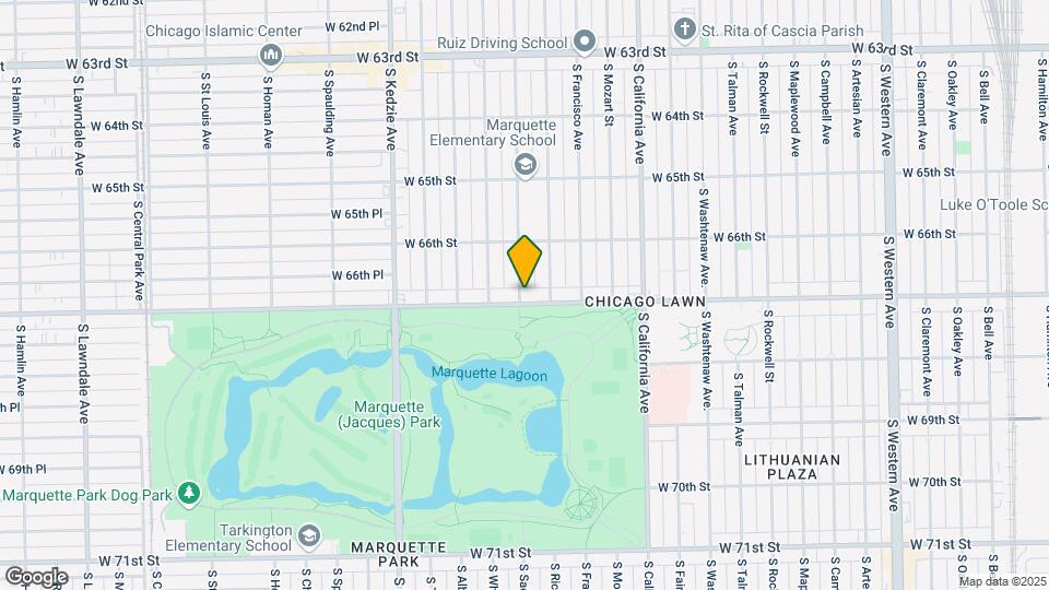 6655 S Sacramento Ave, Chicago, IL 60629 Mapa y Detalles de la Ubicación
