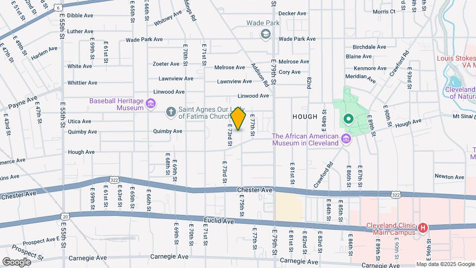 1648 E 75th St Map and Location Details