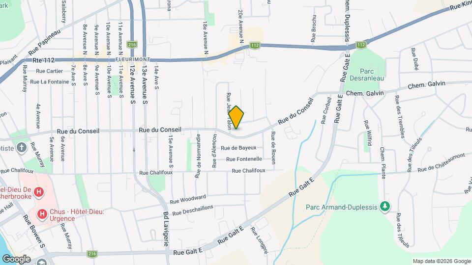 1233 Du Conseil Rue Map and Location Details