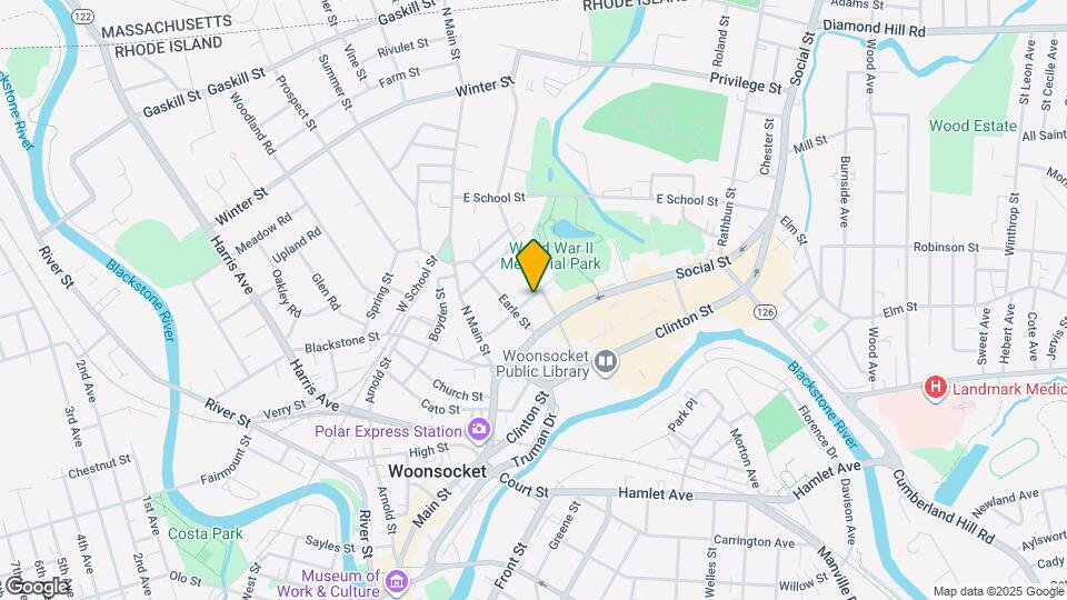 129 Snow St Map and Location Details