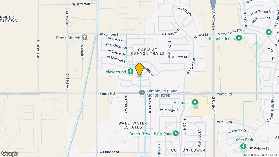 17584 W Desert Bloom St Map and Location Details