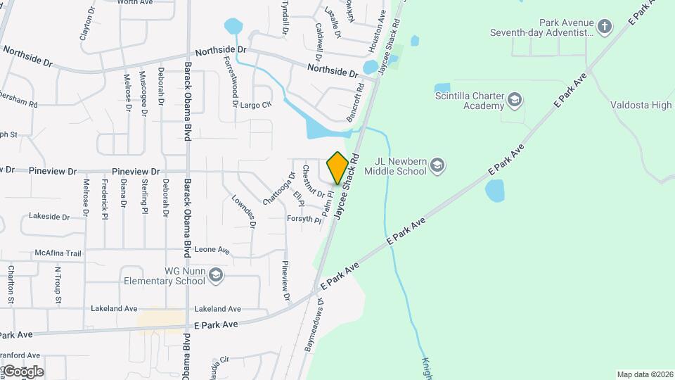 1941 Palm Pl Map and Location Details