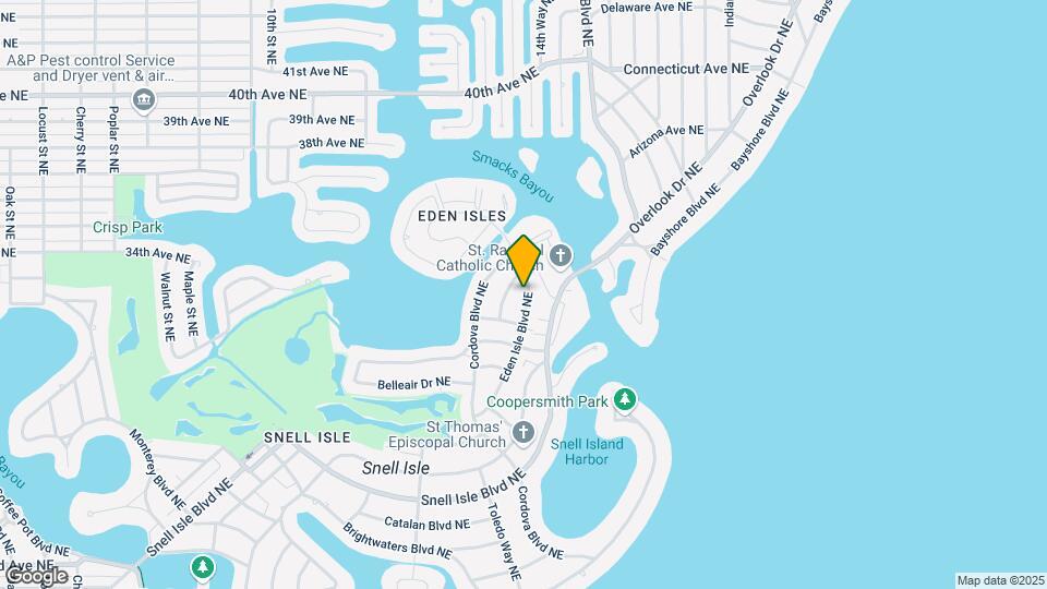 1200 Eden Isle Blvd NE Map and Location Details