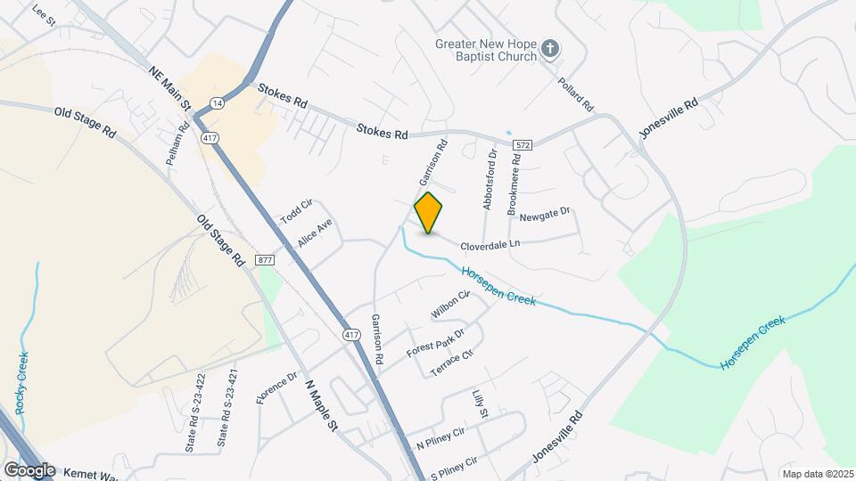 106 Cloverdale Ln Mapa y Detalles de la Ubicación