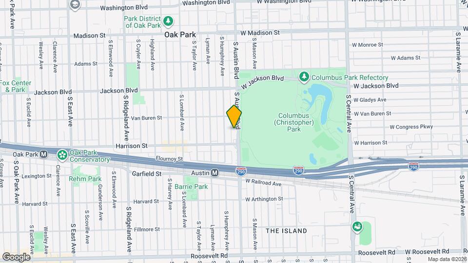 506 S Austin Blvd, Unit G Mapa y Detalles de la Ubicación