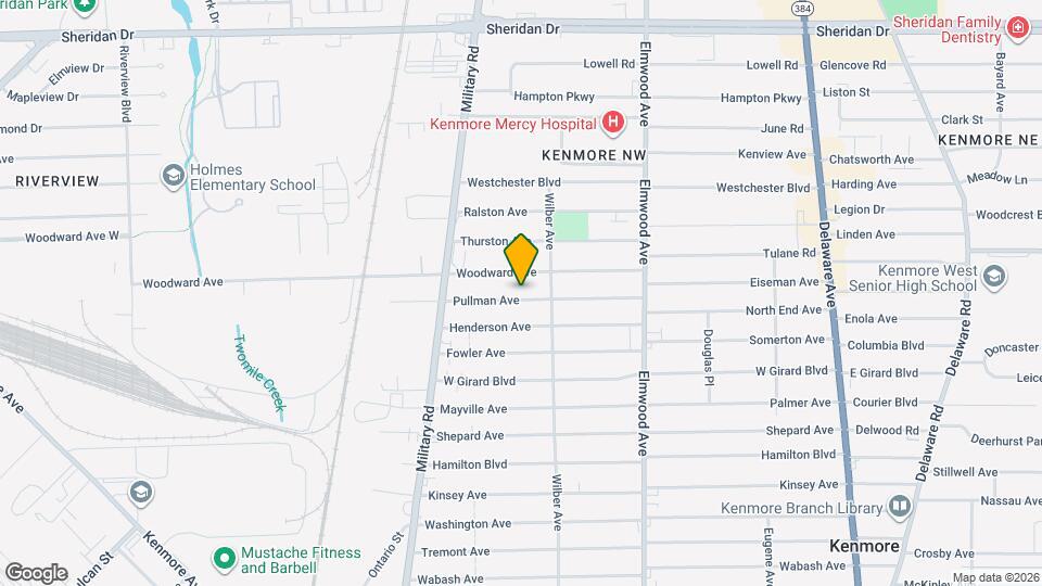 125 Pullman Ave Map and Location Details