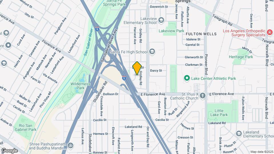 10606 Harvest Ave Map and Location Details