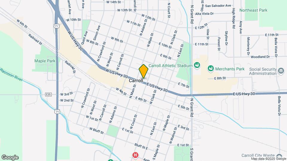 Carroll Investment Properties Map and Location Details