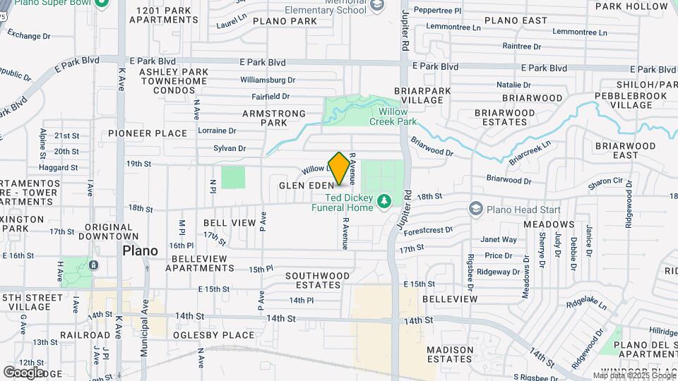 2110 Redbud Ln Map and Location Details