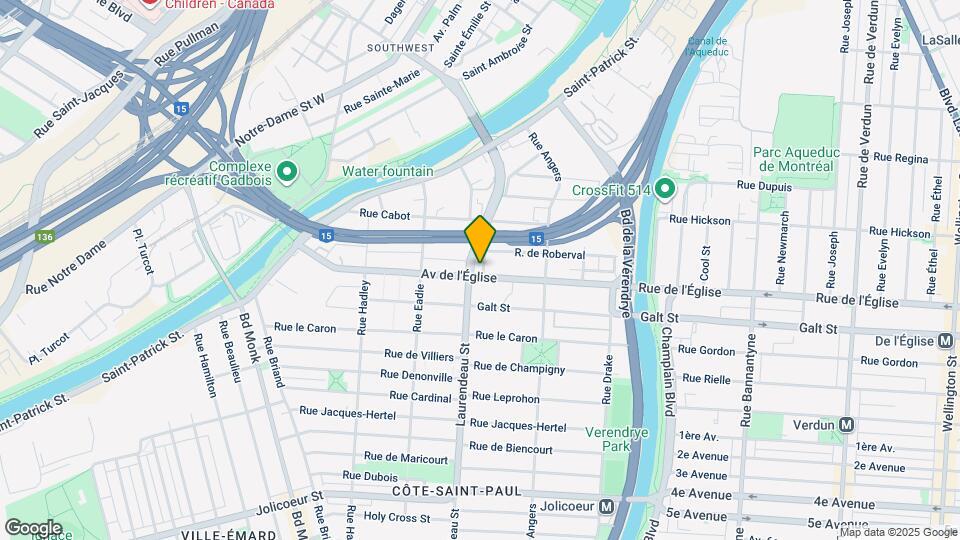 1771 de l'Église Av Map and Location Details
