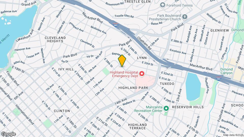 1131 Bella Vista Ave Mapa y Detalles de la Ubicación