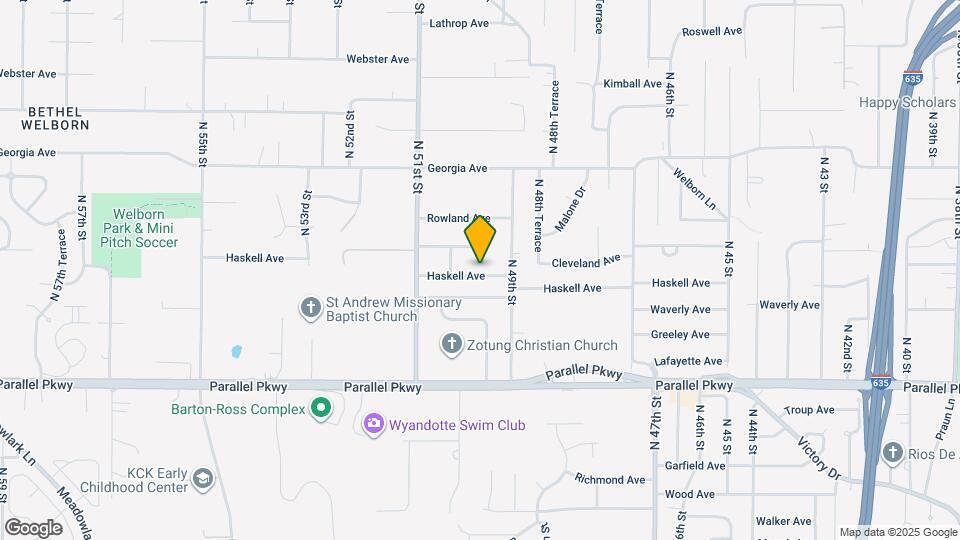 4926 Haskell Ave Mapa y Detalles de la Ubicación