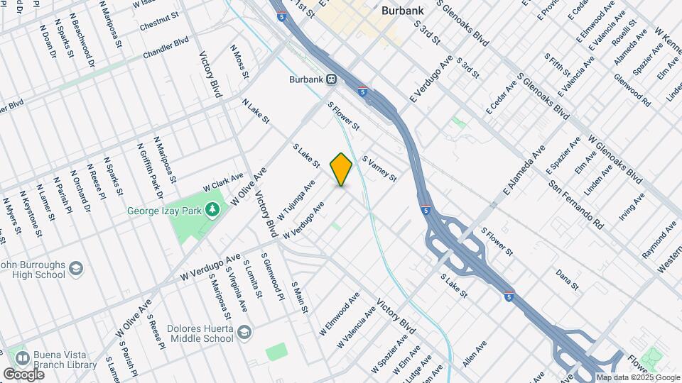 200 W Verdugo Ave Mapa y Detalles de la Ubicación