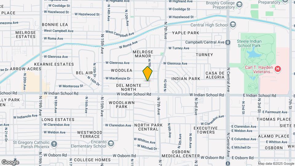 4142 N 9th Ave-Unit -B Map and Location Details