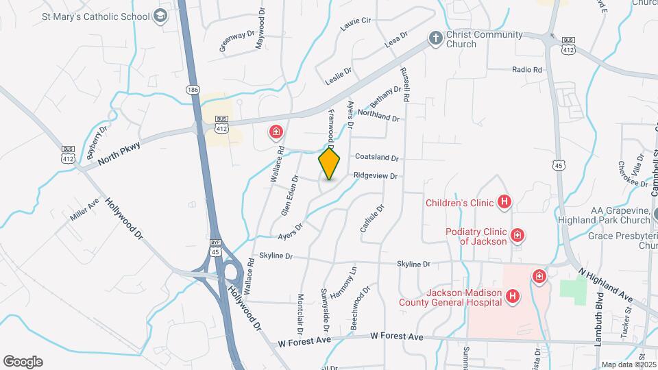 135 Ayers Dr Map and Location Details