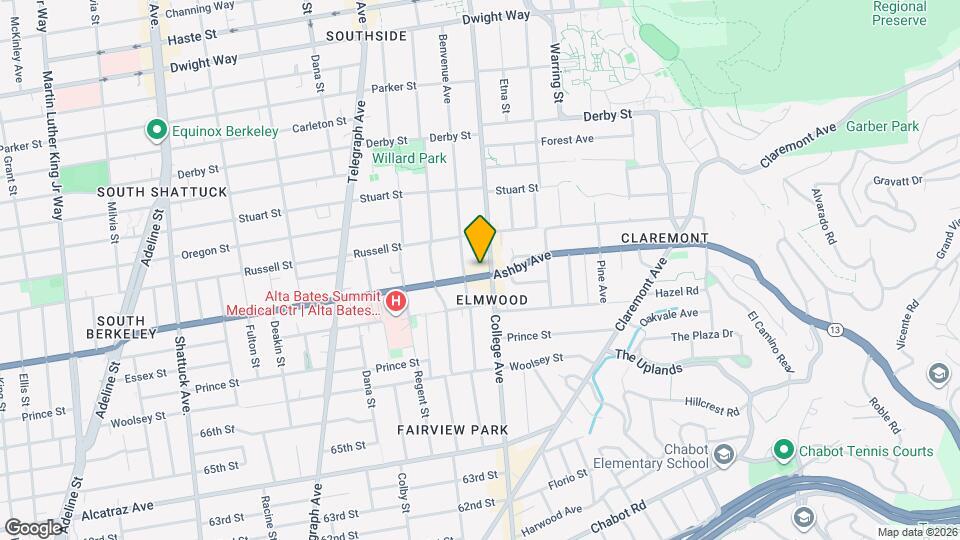 2629 Ashby Ave Map and Location Details