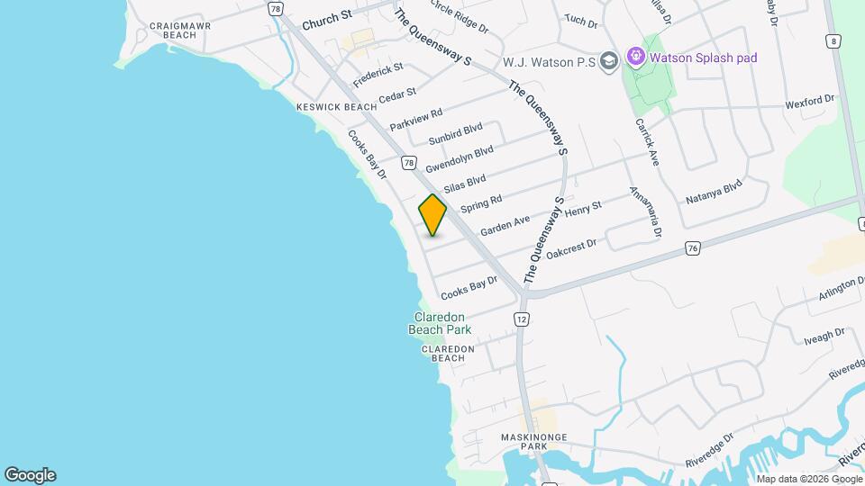 202 Garden Ave Map and Location Details