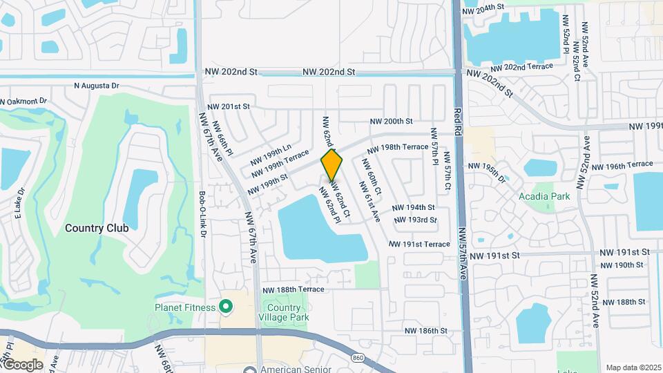 19662 NW 62nd Ct Map and Location Details