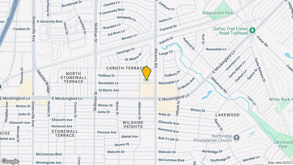 6321 Ravendale Ln Mapa y Detalles de la Ubicación