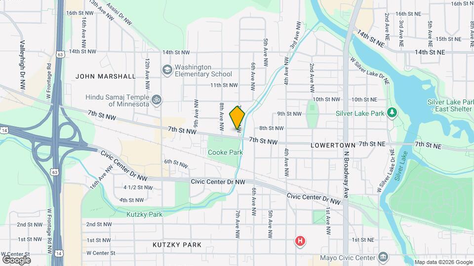 701 7th St NW Map and Location Details