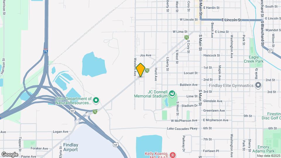 609 Lima Ave Map and Location Details