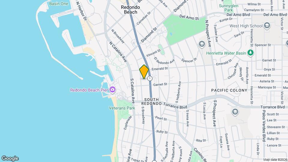 134 S Broadway Map and Location Details