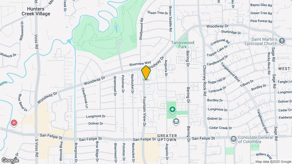 1039 Fountain View Dr Map and Location Details