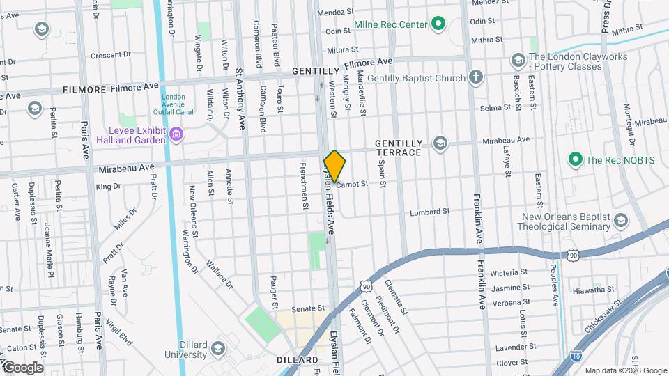 2200 Carnot St Map and Location Details