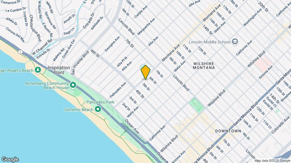807 5th Street in Santa Monica Map and Location Details