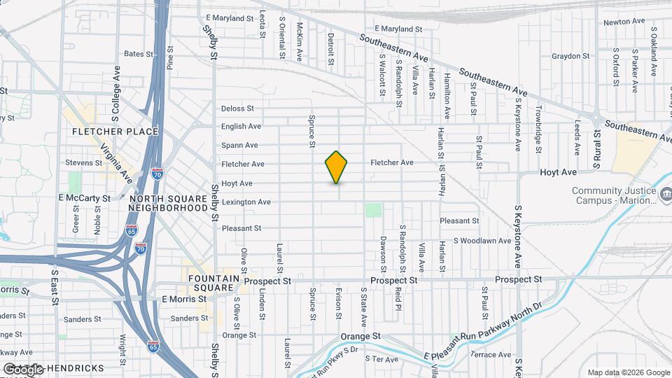 1547 Hoyt Ave Map and Location Details