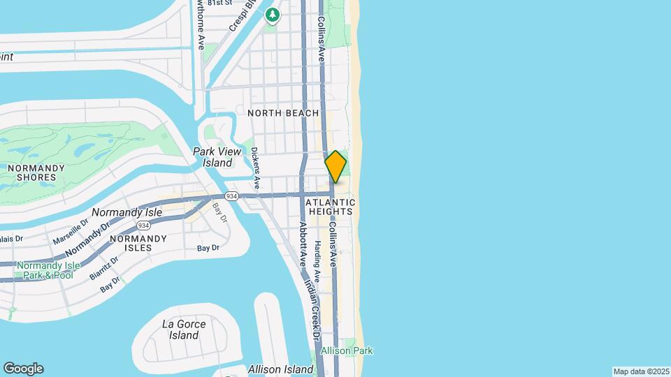 7135 Collins Ave-Unit -1223 Map and Location Details