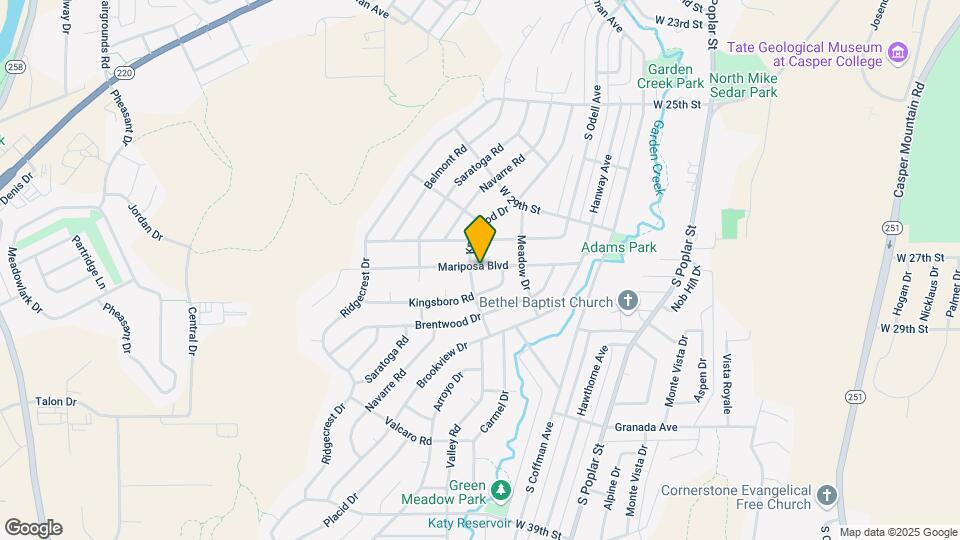 1825 Mariposa Blvd Map and Location Details