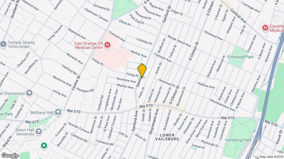 362 Sanford Ave Map and Location Details