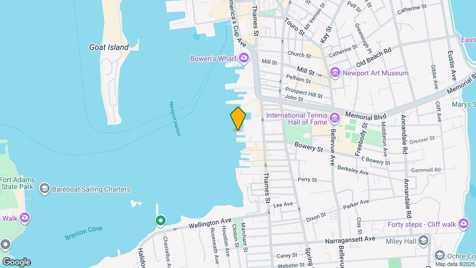 21 Brown and Howard Wharf Mapa y Detalles de la Ubicación