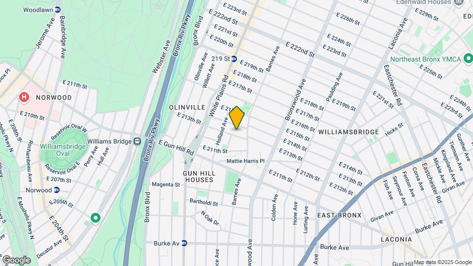 757 E 213th St Map and Location Details