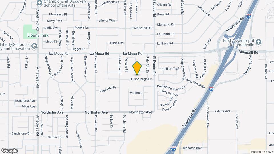 14390 Hillsborough Dr Map and Location Details