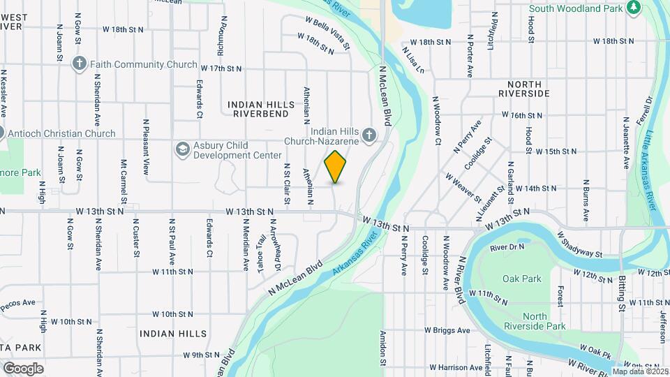 1480 N Clarence St Map and Location Details