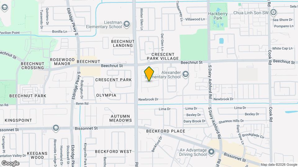 13107 Dawn Hollow Ln Map and Location Details