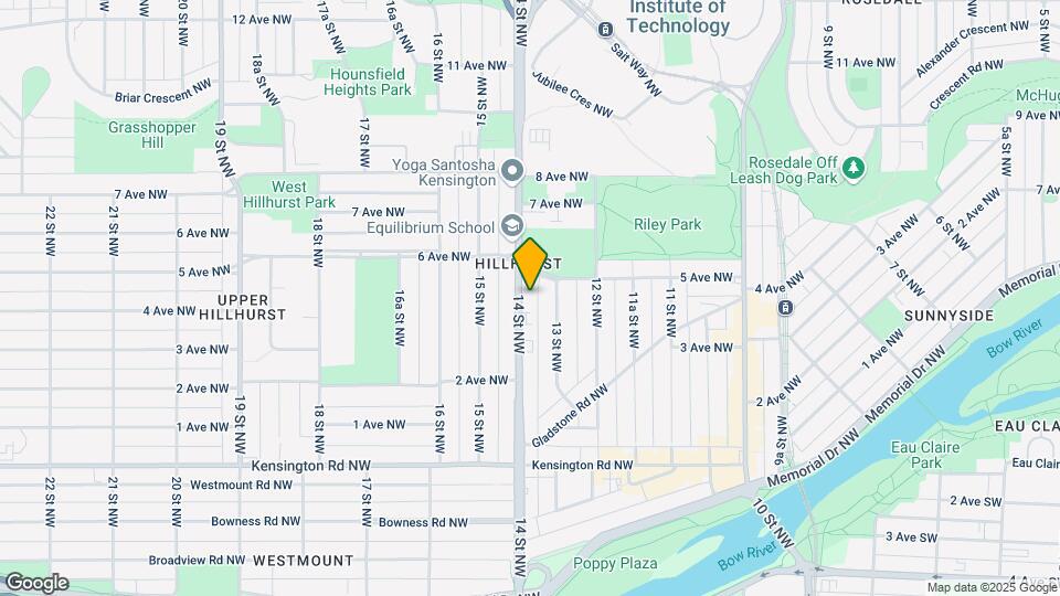 436 14 St NW Map and Location Details