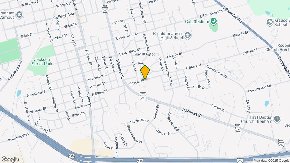 600 E Stone St Map and Location Details