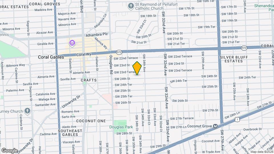 3463 SW 24th St Map and Location Details